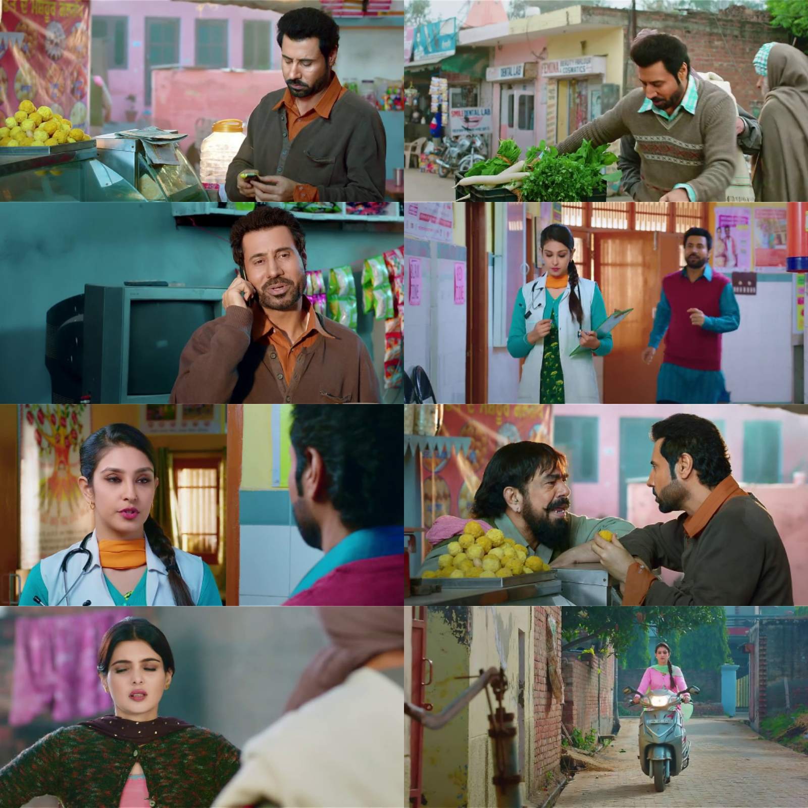 Gol Gappe (2023) Punjabi Full Movie HD ESub Screenshot