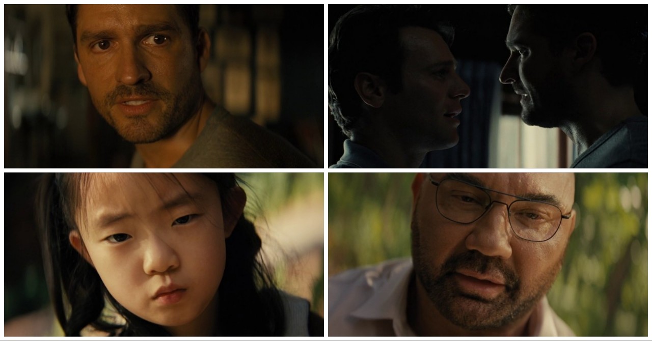 Knock at the Cabin (2023) Hollywood {Hindi + English} Dual Audio Full Movie HD ESub Screenshot